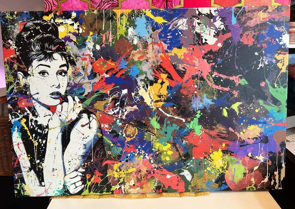 Maxwell Dickson Audrey Hepburn Canvas Art Print